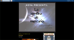 Desktop Screenshot of lasombrademercurio.blogspot.com