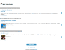 Tablet Screenshot of plasticamos.blogspot.com