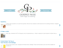 Tablet Screenshot of cadencepaige.blogspot.com