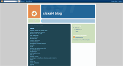 Desktop Screenshot of clexai4.blogspot.com