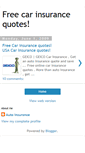 Mobile Screenshot of car-free-insurance.blogspot.com