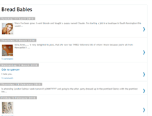 Tablet Screenshot of mylittlebreadbaby.blogspot.com
