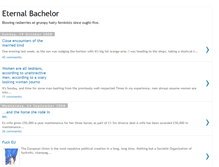 Tablet Screenshot of eternalbachelor.blogspot.com