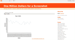 Desktop Screenshot of milliondollarscreenshot.blogspot.com