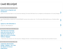 Tablet Screenshot of caadbelgique.blogspot.com