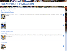 Tablet Screenshot of creatividad-innovacion-udem.blogspot.com