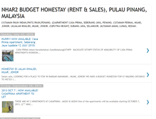 Tablet Screenshot of homestaypenangmalaysia.blogspot.com