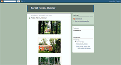 Desktop Screenshot of foresthavenresort.blogspot.com