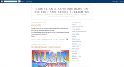 Desktop Screenshot of christianeauthors.blogspot.com