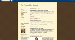 Desktop Screenshot of compulsiveknittercom.blogspot.com