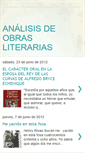 Mobile Screenshot of anlisisdeobrasliterarias.blogspot.com