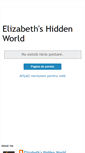 Mobile Screenshot of elizabethshiddenworld.blogspot.com