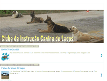 Tablet Screenshot of algarve-lagos-dogs.blogspot.com