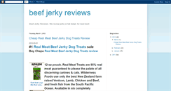 Desktop Screenshot of beef-jerky-reviews.blogspot.com