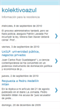 Mobile Screenshot of kolektivoazul.blogspot.com