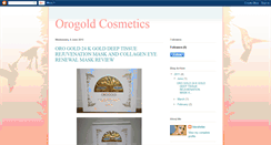 Desktop Screenshot of orogoldbybeautymall.blogspot.com