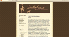 Desktop Screenshot of bellafrench.blogspot.com