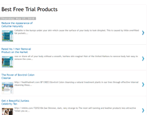 Tablet Screenshot of bestfreetrialproducts.blogspot.com