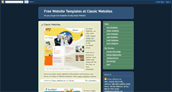 Desktop Screenshot of free-website-templates.blogspot.com