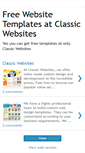 Mobile Screenshot of free-website-templates.blogspot.com
