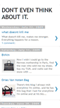 Mobile Screenshot of dont-even-think-about-it.blogspot.com