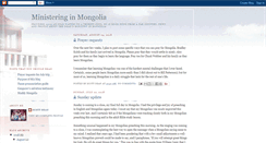 Desktop Screenshot of mongolia-ministry.blogspot.com