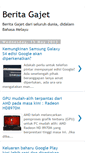 Mobile Screenshot of beritagajet.blogspot.com