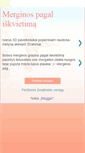 Mobile Screenshot of merginospagaliskvietima.blogspot.com