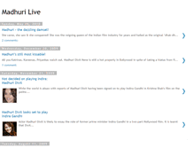 Tablet Screenshot of madhurilive.blogspot.com