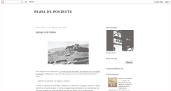 Desktop Screenshot of playadeponiente.blogspot.com