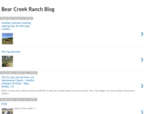 Tablet Screenshot of bearcreekranchblog.blogspot.com