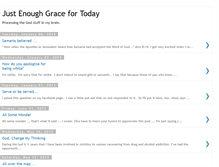 Tablet Screenshot of justenoughgrace.blogspot.com