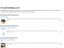 Tablet Screenshot of franchisebaby.blogspot.com