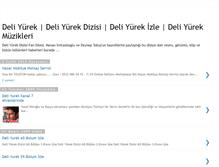 Tablet Screenshot of deliyurekizle.blogspot.com