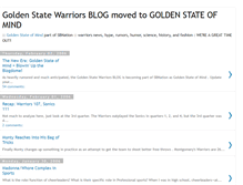 Tablet Screenshot of goldenstwarriors.blogspot.com