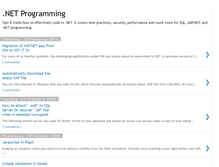 Tablet Screenshot of dotnetefectivecoding.blogspot.com