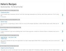 Tablet Screenshot of helensrecipes.blogspot.com