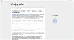 Desktop Screenshot of ceejaywriter.blogspot.com