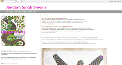 Desktop Screenshot of jangarh-singh-shyam.blogspot.com