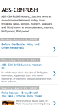 Mobile Screenshot of abs-cbnpush.blogspot.com
