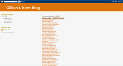 Desktop Screenshot of gillianlkern2003.blogspot.com