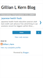 Mobile Screenshot of gillianlkern2003.blogspot.com