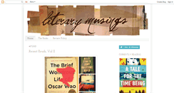 Desktop Screenshot of literarymusings-blog.blogspot.com