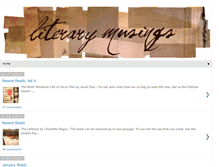 Tablet Screenshot of literarymusings-blog.blogspot.com
