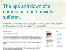 Tablet Screenshot of painandanxiety.blogspot.com