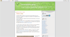 Desktop Screenshot of conversacionesajenas.blogspot.com