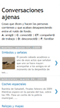 Mobile Screenshot of conversacionesajenas.blogspot.com