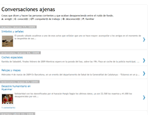 Tablet Screenshot of conversacionesajenas.blogspot.com