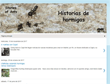 Tablet Screenshot of historiasdehormigas.blogspot.com