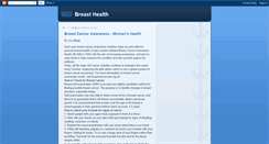 Desktop Screenshot of breast-health-cure-writter.blogspot.com